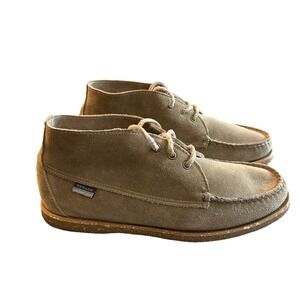 Sebago Dockside Men's Brown Sand  Suede Lace Up Chukka Boots Size 9 Ankle